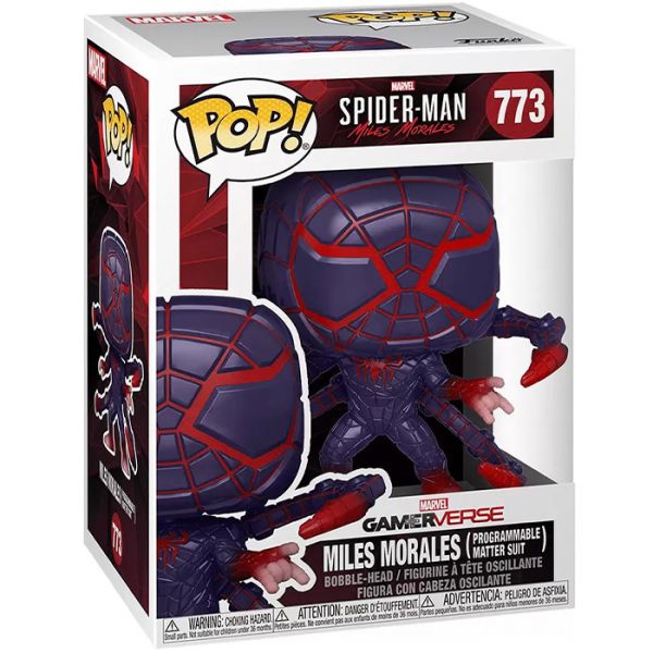 სათამაშო საკოლექციო ფიგურა Funko POP FUN2549945 Bobble Marvel Miles Programmable Matter Suit 54694