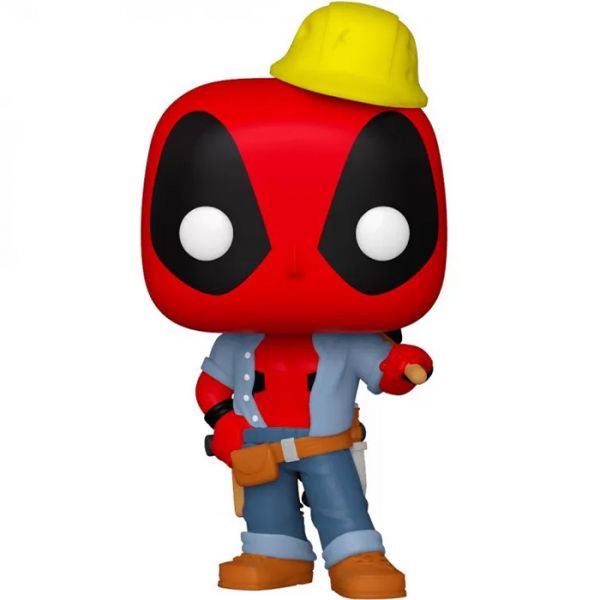 Funko POP FUN2549961 Bobble Marvel Deadpool 30th Construction Worker 54688