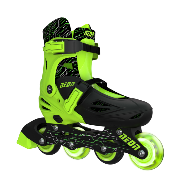 როლიკები Neon NT09G4 Combo Skates 2-in-1 (Size 30-33) Green 