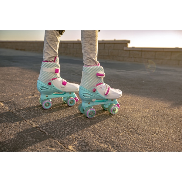 Neon NT09T4 Combo Skates 2-in-1 (Size 30-33) Teal Pink