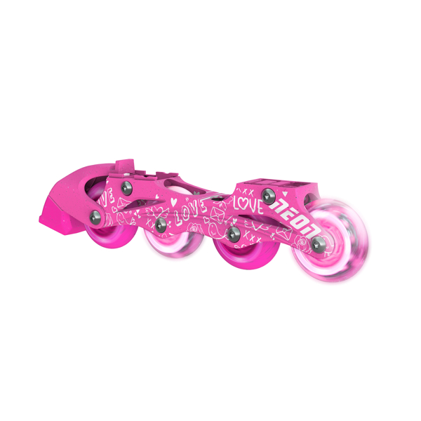 Neon NT10P4 Rollers Combo Skates 2-in-1 (Size 34-38) Pink