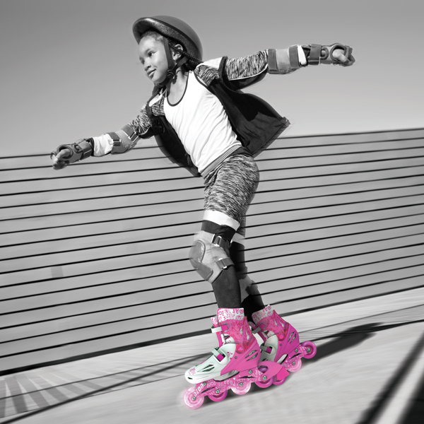 Neon NT10P4 Rollers Combo Skates 2-in-1 (Size 34-38) Pink