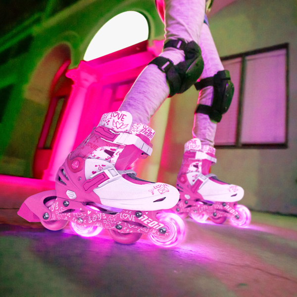 როლიკები Neon NT10P4 Rollers Combo Skates 2-in-1 (Size 34-38) Pink