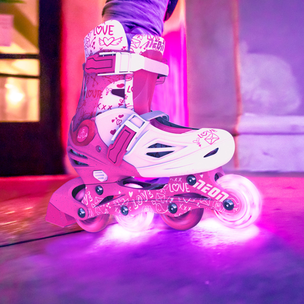 Neon NT10P4 Rollers Combo Skates 2-in-1 (Size 34-38) Pink