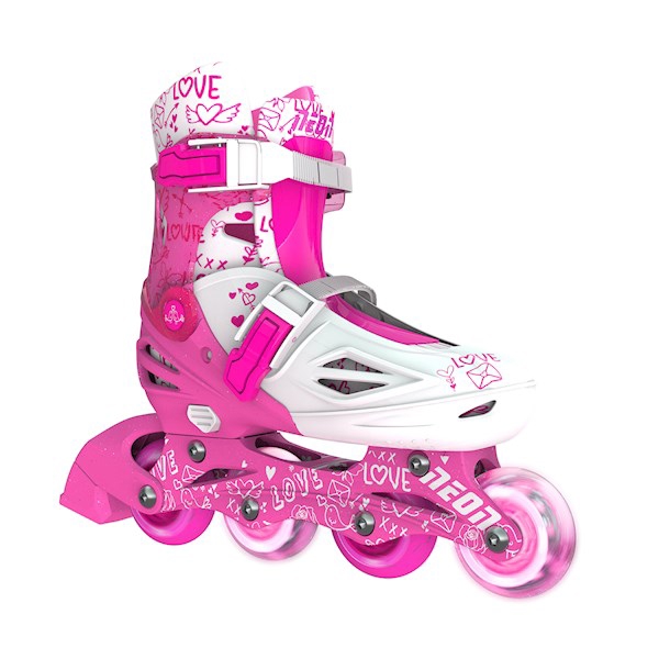 როლიკები Neon NT09P4 Combo Skates 2-in-1 (Size 30-33) Pink