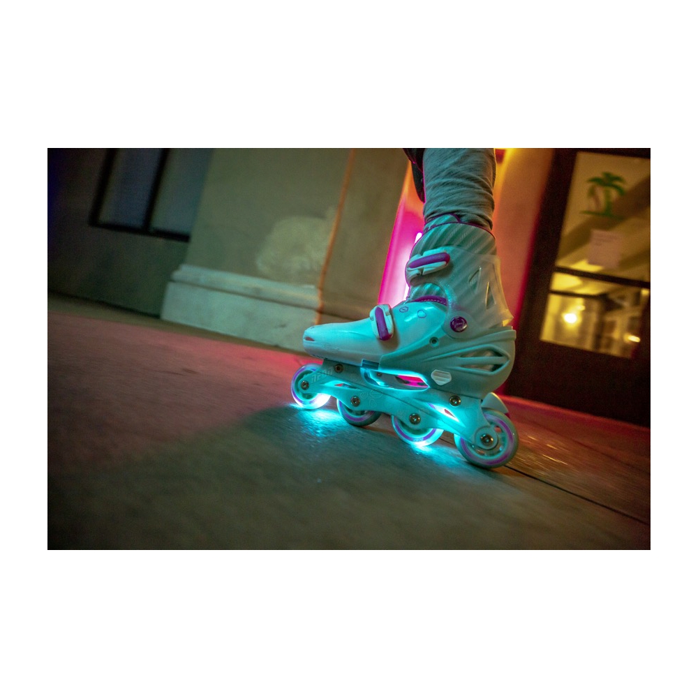 როლიკები Neon NT08T4 Rollers Inline Skates (Size 34-38) Teal Pink