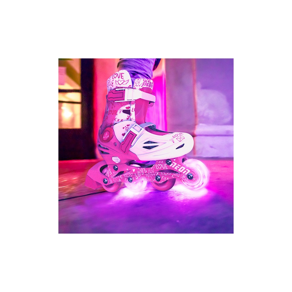 როლიკები Neon NT08P4 Rollers Inline Skates (Size 34-38) Pink