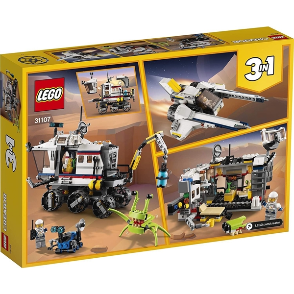 ასაწყობი კონსტრუქცია Lego 31107 Space Rover Explorer 510Pcs