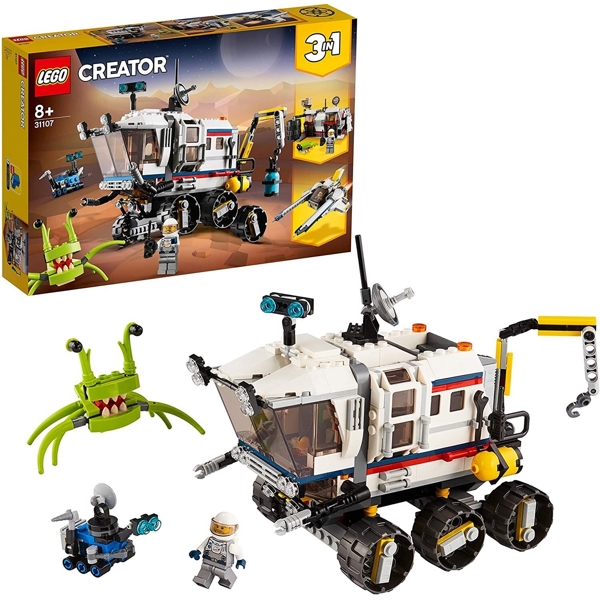 ასაწყობი კონსტრუქცია Lego 31107 Space Rover Explorer 510Pcs