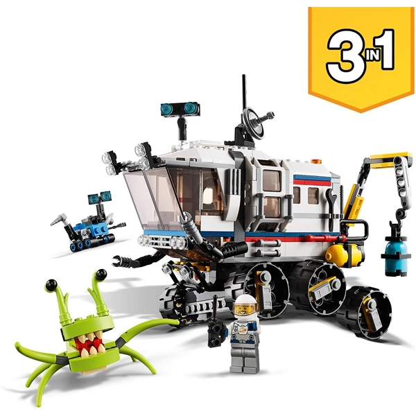 ასაწყობი კონსტრუქცია Lego 31107 Space Rover Explorer 510Pcs