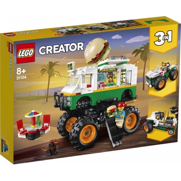 სათამაშო მანქანა 31104 Monster Burger Truck 499Pcs