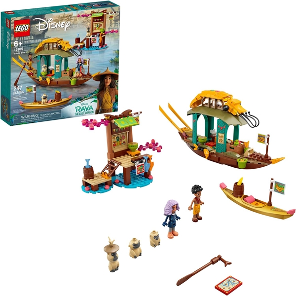 ასაწყობი კონსტრუქცია Lego 43185 Disney Boun's Boat 247Pcs