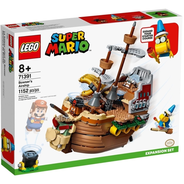 ასაწყობი გემი Lego 71391,  Bowser’s Airship Expansion Set