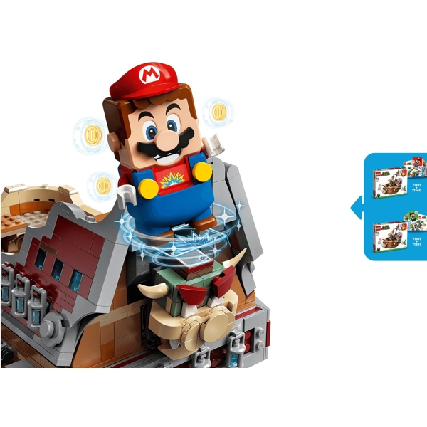 ასაწყობი გემი Lego 71391,  Bowser’s Airship Expansion Set