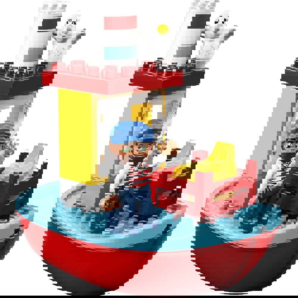 ასაწყობი მატარებელი Lego 10875, Duplo Cargo Train