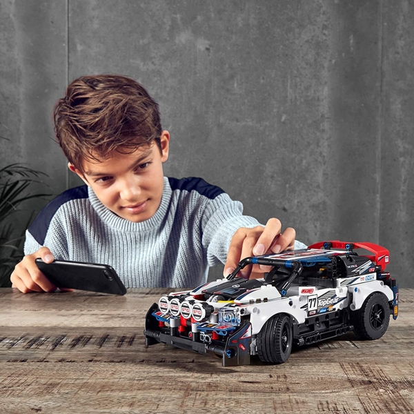 ასაწყობი მანქანა Lego 42109, Technic App-Controlled Top Gear Rally Car