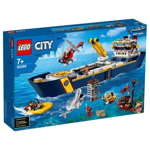 ასაწყობი გემი Lego 60266, City Ocean Exploration Ship