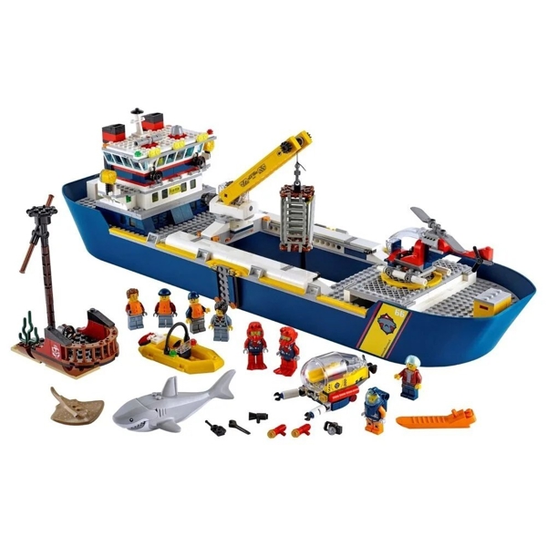 ასაწყობი გემი Lego 60266, City Ocean Exploration Ship