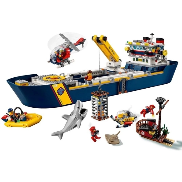 ასაწყობი გემი Lego 60266, City Ocean Exploration Ship