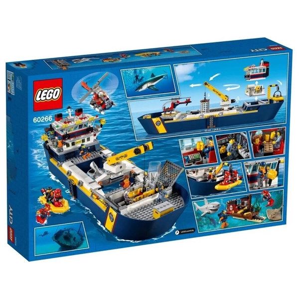 ასაწყობი გემი Lego 60266, City Ocean Exploration Ship