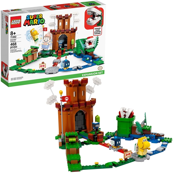 ასაწყობი კონსტრუქცია Lego 71362 Super Mario Guarded Fortress Expansion Set 468Pcs