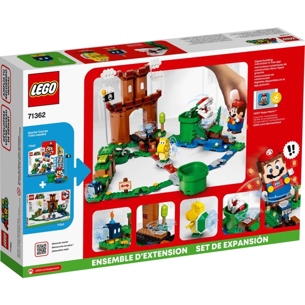 ასაწყობი კონსტრუქცია Lego 71362 Super Mario Guarded Fortress Expansion Set 468Pcs