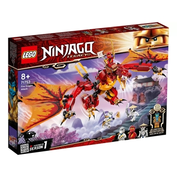 ასაწყობი კონსტრიქცია Lego 71753 Ninjago Fire Dragon Attack 563Pcs