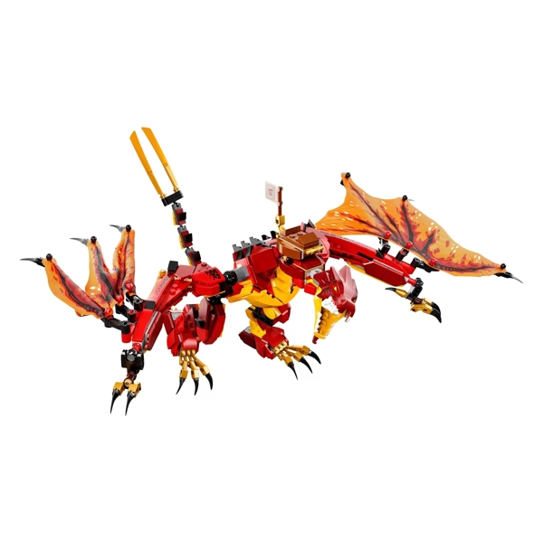 ასაწყობი კონსტრიქცია Lego 71753 Ninjago Fire Dragon Attack 563Pcs