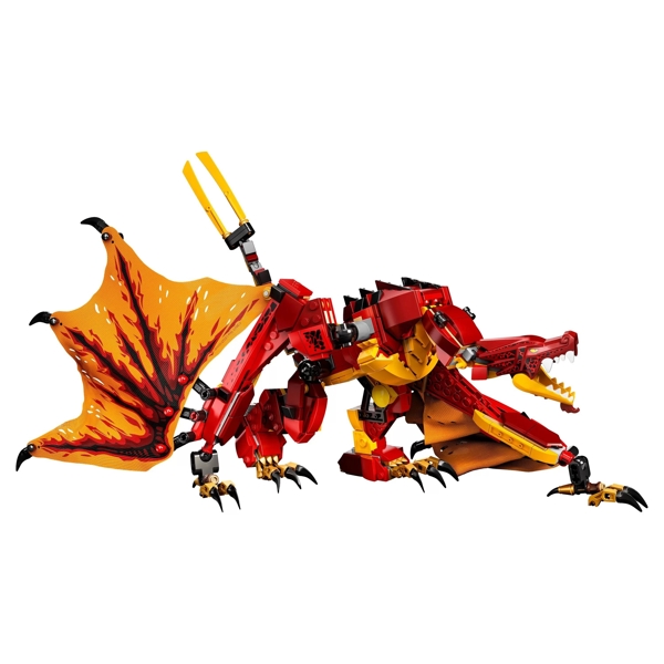 ასაწყობი კონსტრიქცია Lego 71753 Ninjago Fire Dragon Attack 563Pcs