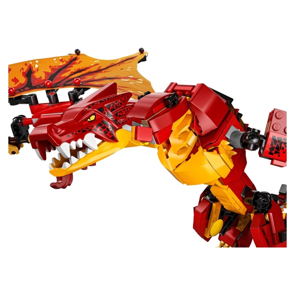 ასაწყობი კონსტრიქცია Lego 71753 Ninjago Fire Dragon Attack 563Pcs