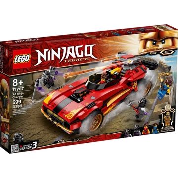 ასაწყობი მანქანა Lego 71737 Ninjago X-1 Ninja Charger 599Pcs