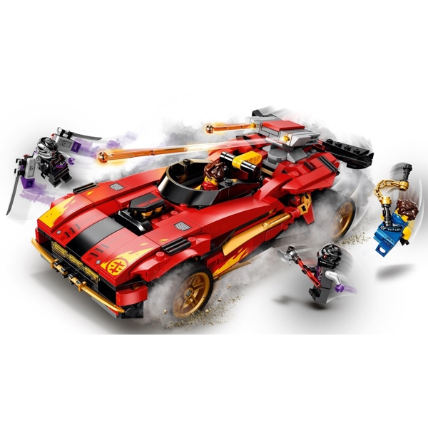 ასაწყობი მანქანა Lego 71737 Ninjago X-1 Ninja Charger 599Pcs