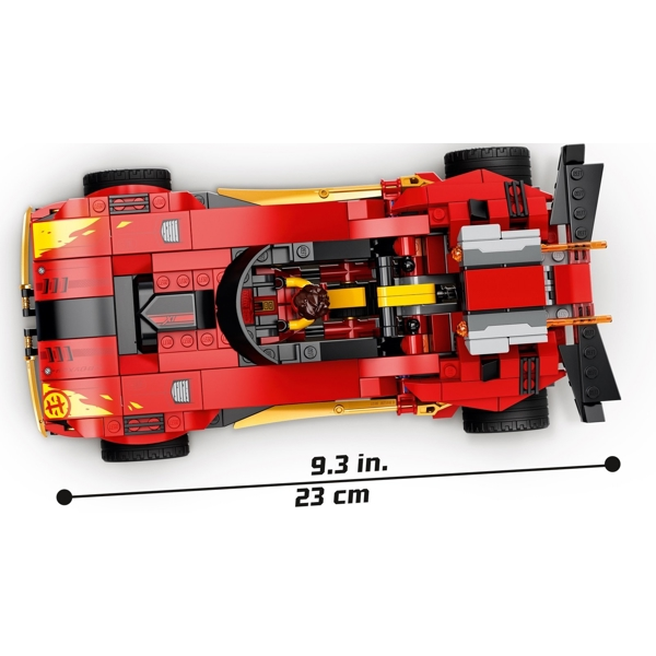 ასაწყობი მანქანა Lego 71737 Ninjago X-1 Ninja Charger 599Pcs