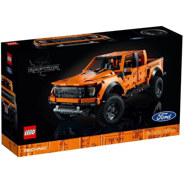 ასაწყობი მანქანა Lego 42126, Technic Ford F-150 Raptor