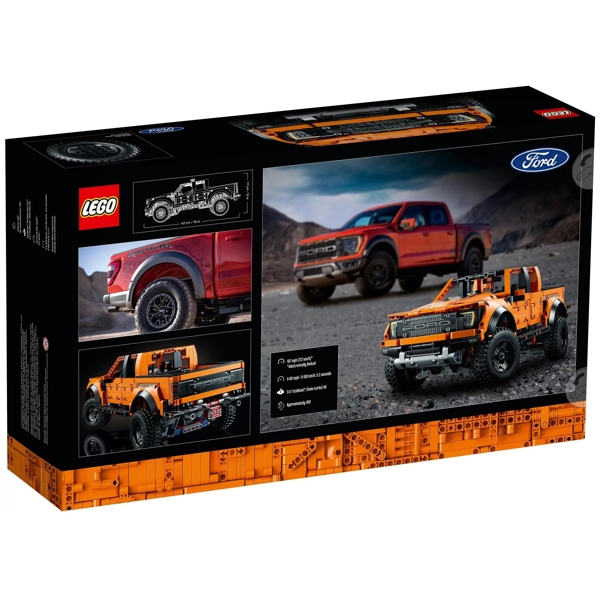 ასაწყობი მანქანა Lego 42126, Technic Ford F-150 Raptor