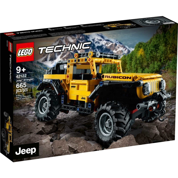 სათამაშო მანქანა Lego 42122 Technic Jeep Wrangler 665Pcs