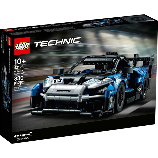 სათამაშო მანქანა Lego 42123 Technic McLaren Senna GTR 830Pcs