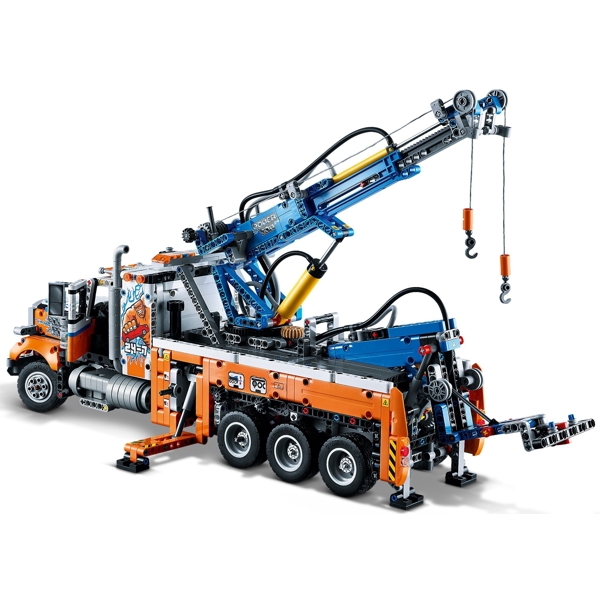 ასაწყობი ამწე Lego 42128, Heavy-duty Tow Truck