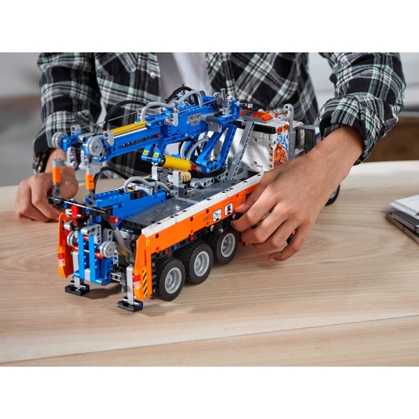 ასაწყობი ამწე Lego 42128, Heavy-duty Tow Truck