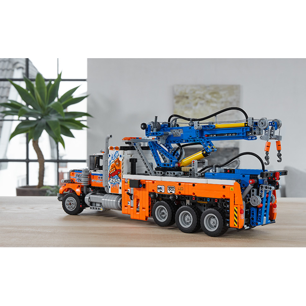 ასაწყობი ამწე Lego 42128, Heavy-duty Tow Truck