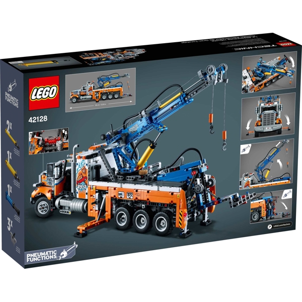 ასაწყობი ამწე Lego 42128, Heavy-duty Tow Truck