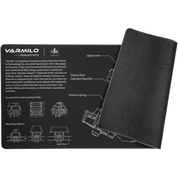 მაუსის პადი Varmilo ZDB005-01 Mousepad EC Mechanical Switch Desk Mat XL