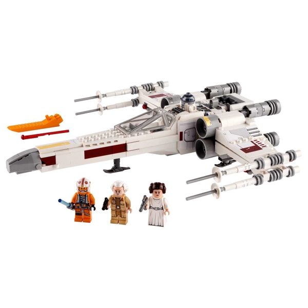 ასაწყობი თვითმფრინავი Lego 75301 Star Wars X-wing Fighter Luke Skywalker 474Pcs