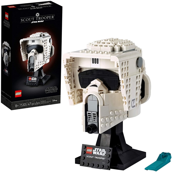 ასაწყობი კონსტრუქცია Lego 75305 Star Wars Scout Trooper Helmet 471Pcs