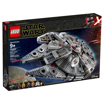 ასაწყობი კოსმოსური ხომალდი Lego 75257, Star Wars Millennium Falcon