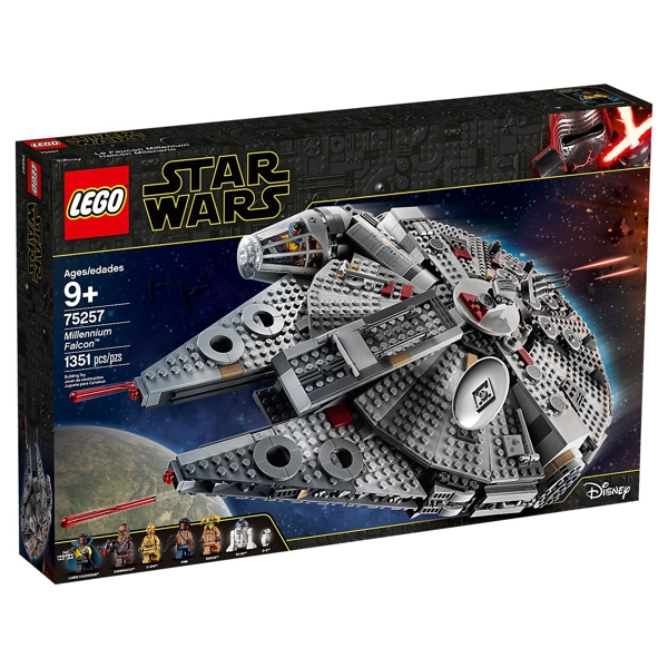 ასაწყობი კოსმოსური ხომალდი Lego 75257, Star Wars Millennium Falcon