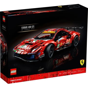 ასაწყობი მანქანა Lego 42125, Technic Ferrari 488 GTE “AF Corse #51”