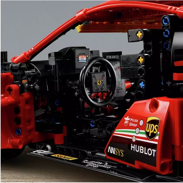 ასაწყობი მანქანა Lego 42125, Technic Ferrari 488 GTE “AF Corse #51”