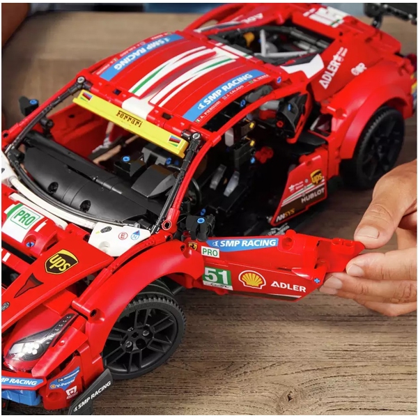 ასაწყობი მანქანა Lego 42125, Technic Ferrari 488 GTE “AF Corse #51”