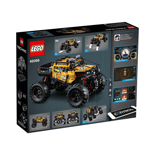 ასაწყობი მანქანა Lego 42099, Technic 4X4 X-treme Off-Roader